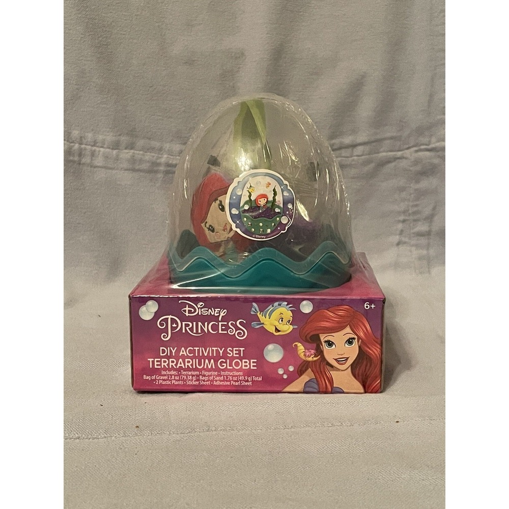 NEW Disney Princess DIY Make Your Own Terrarium Globe Arts Craft Kit‎ Stickers